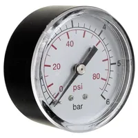 T.I.P. Manometer 31003 Anschluss (Manometer): Rückseite 1 St.