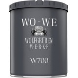 WO-WE Betonfarbe Bodenfarbe Bodenbeschichtung W700 Lichtgrau ähnl. RAL 7035-750ml