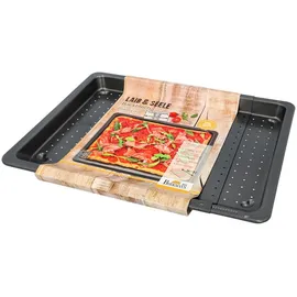 RBV Birkmann Ausziehbares Backblech perforiert 36-52 x 33 cm