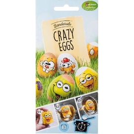 Heitmann Brauns Heitmann, Osterdeko, Oster Eierbanderole Crazy Eggs mehrfarbig (1 x)