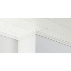 Parador Dekordeckenleiste DAL 3 220 cm x 3,4 cm x 1,2 cm Weiß Seidenmatt