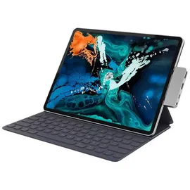 Hyper HD319E-SILBER HyperDrive 4-in-1 USB C Hub Für iPad Pro - 3.5mm Audio, USB-C Power, USB-A 3.0- Silber