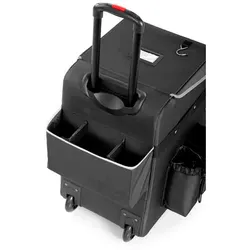 Rubbermaid Quick Cart L | Kompakter robuster wendiger Reinigungstrolley | HxBxT 63,5x36,3x42cm | Anthrazit von PROREGAL