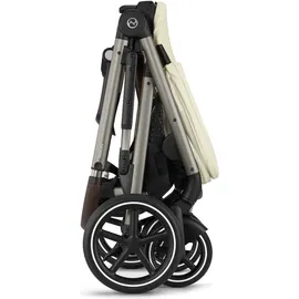 cybex retail gmbh Cybex Gazelle S Kinderwagen inkl. Cot S Babywanne / Kombikinderwagen, Farbe:Seashell / Taupe