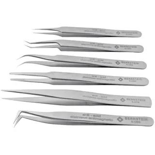 bernstein tools for electronics 5-050-AES Universal Pinzetten-Set 6teilig