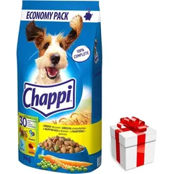 CHAPPI 9kg - Hundetrockenfutter mit Geflügel und Gemüse + Überraschung für den Hund