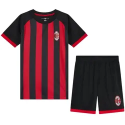 Fussballtrikot AC Milan Heim 22/23 Kinder SCHWARZ|ROT 140 cm 10J