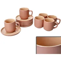 Ritzenhoff & Breker Espressotasse mit Untertasse 0,07 l Beige 6 St.