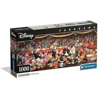 CLEMENTONI 37067 Puzzle 1.000 Teile Disney Collection Panorama Compact Disney Orchestra
