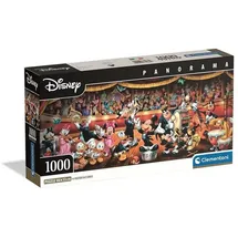 CLEMENTONI 37067 Puzzle 1.000 Teile Disney Collection Panorama Compact Disney Orchestra