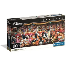 CLEMENTONI 37067 Puzzle 1.000 Teile Disney Collection Panorama Compact Disney Orchestra
