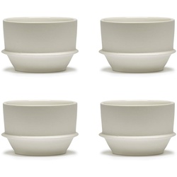 Serax - Dune Kaffeetasse by Kelly Wearstler, Alabaster / weiß (4er-Set)
