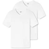 UNCOVER by SCHIESSER Herren T-Shirts im Pack - Vorteilspack, V-Ausschnitt, S-3XL Weiß M 2er Pack (1x2P)