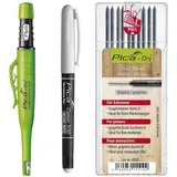 vasalat Pica Permanent Marker + Pica Dry Tieflochmarker Graphit + 10 Ersatzminen