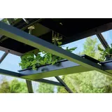 Juliana Regal zur Anbringung unter dem Dach passend zu Orangerie, Grand Oase 13,0 & 18,8 m2 Schwarz