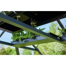 Juliana Regal zur Anbringung unter dem Dach passend zu Orangerie, Grand Oase 13,0 & 18,8 m2 Schwarz