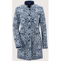 Madeleine Gehrock mit Jacquard-Muster in marine / wollweiß), | Gr.: 36