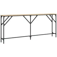 VidaXL Konsolentisch Sonoma-Eiche 180x23x75 cm Holzwerkstoff