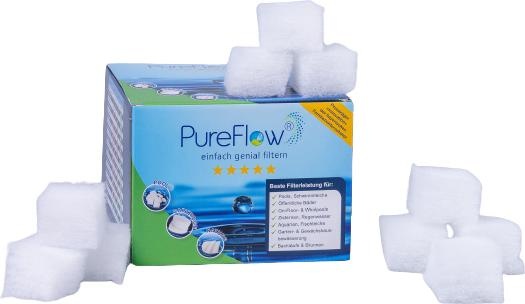 Pure Flow Filtersysteme, Pool Zubehör, PUREFLOW PureCUBE Filtercubes:Ersatz für alle Kartuschenfilter von INTEX und BESTWAY - Ersatz für b (Kartuschenfilter)