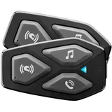 Interphone U-Com 3, Kommunikationssystem Doppelset - Schwarz