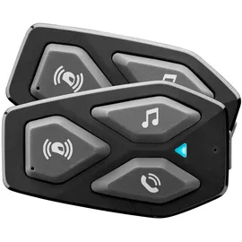 Interphone U-Com 3, Kommunikationssystem Doppelset - Schwarz