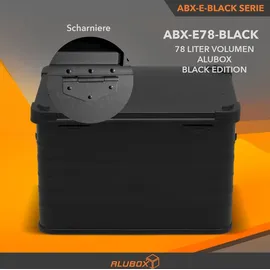 AluBox Werkzeugbox 78 l schwarz