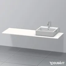 Duravit Konsole XSquare 160x55x1,6cm, m 1 AS, Beck. re, we hgl