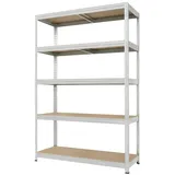 Steinbock® Fachbodenregal, Typ M+, FL 150 kg, HxBxT 1.800 x 1.200 x 600 mm