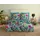 Muller Textil Imma Blumen Aqua 200 x 200 cm + 2 x 80 x 80 cm