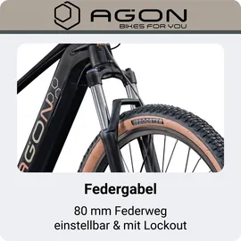 Agon Alpha 27,5 Zoll RH 48 cm Black Beige