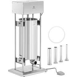 Wurstfüller - 30 L - elektrisch - inkl. 4 Füllrohre - Royal Catering RCSS-030E