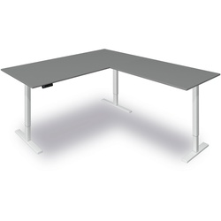 Winkelschreibtisch höhenverstellbar elektrisch 200x220 cm Mewo 3