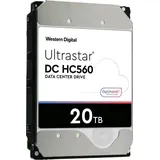 Western Digital WD Ultrastar DC HC560 20 TB, 3.5", CMR), Festplatte