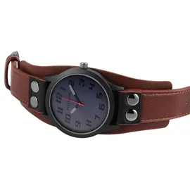 Excellanc Herrenuhr mit Band aus Kunstleder