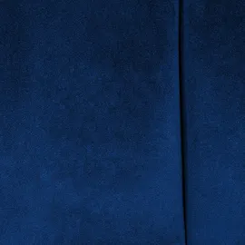 Beliani Sofa 3-Sitzer Alsvag Samtstoff Marineblau