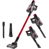 ProfiCare Akku-Hand- und Bodenstaubsauger PC-BS 3136 A anthrazit-rot