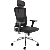 clouvou BrightSeat Bürostuhl Ergonomisch Schwarz