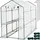 Tectake tectake® Foliengewächshaus, 3,6 m3, mit Plane - weiß - Weiß