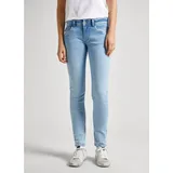 Pepe Jeans Slim-fit-Jeans PEPE JEANS "Jeans SLIM LW«, Gr. 32, Länge 30, bl. powerfle, , 14029838-32 Länge 30