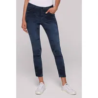 Soccx Damen, Jeans, MI:RA slim fit, Blue Camouflage 29