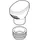 Geberit Belüftungsventil GRB90, für Silent-PP und Silent-Pro D 90mm, D1 106mm, ID 75mm