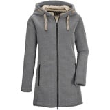 G.I.G.A. DX Damen Casual Strickfleeceparka/Fleecejacke mit Kapuze - GW 54 WMN KNTFLC PRK, gebrochenes weiss, 38, 37640-000