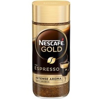 Nescafe Kaffee Gold Espresso, löslicher Kaffee, im Glas, 100g