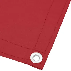 vidaXL Balkonverkleidung 120 x 700 cm Rot Polyester