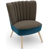 Max Winzer Max Winzer® Sessel »build-a-chair Aspen«, im Retrolook, zum Selbstgestalten blau