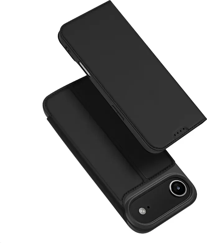 Dux Ducis Skin Pro Hülle für iPhone 17 Air mit Flip und Kartenfach - Schwarz