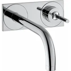 Waschtischmischer UP Axor Uno chrom mit Auslauf 160mm u.Platte