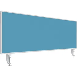 Magnetoplan Tischtrennwand VarioPin - 160x50cm - doppelseitig - 1 Seite Whiteboard-Oberfläche - 1 Seite Filz-Oberfläche