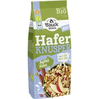 Bauckhof Hafer Knusper Müsli Apfel Zimt bio