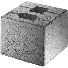 Diephaus Zaunpfosten 20 x 17 cm Grau